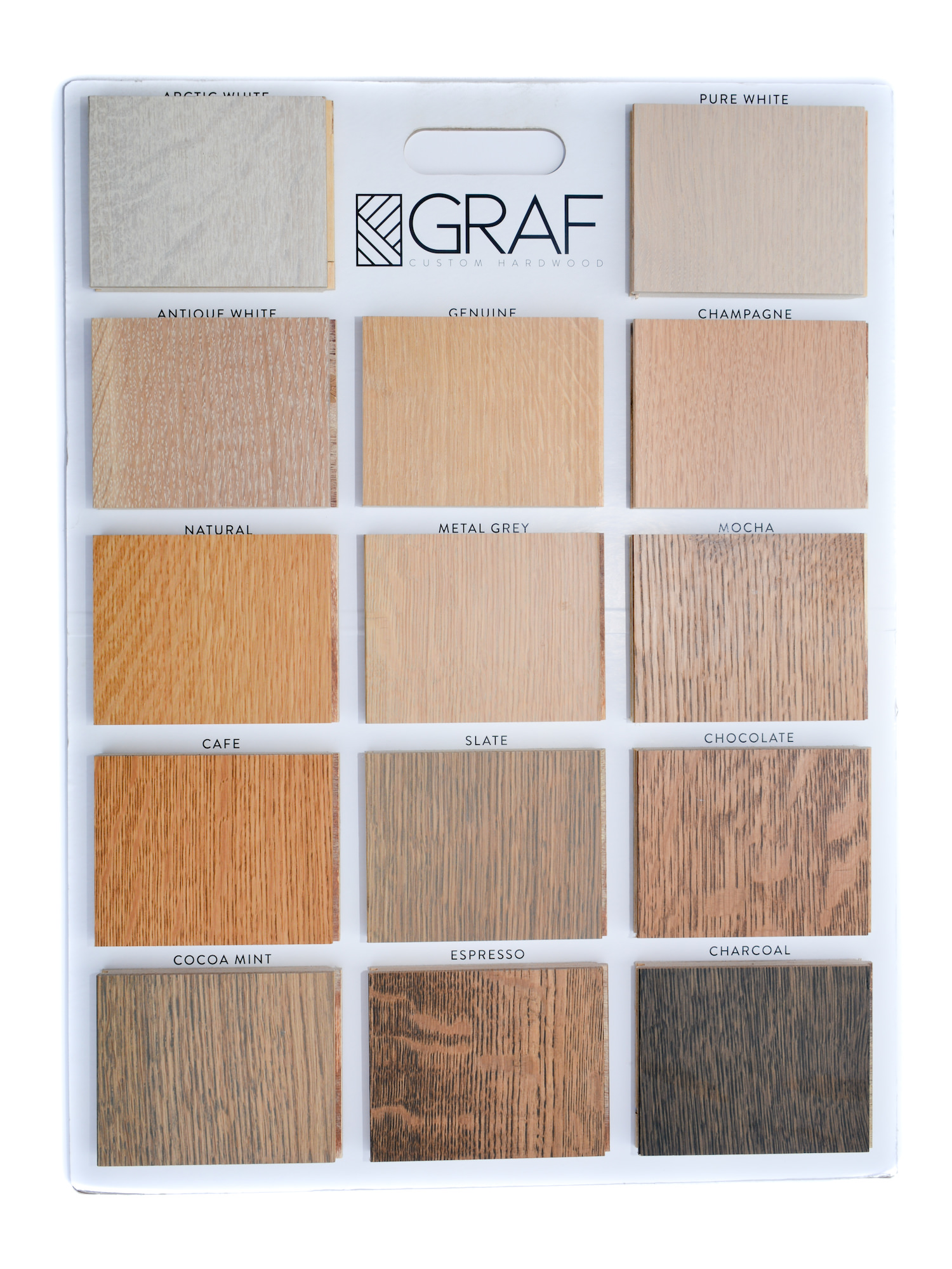 Graf Custom Hardwood Prefinished Tote Board